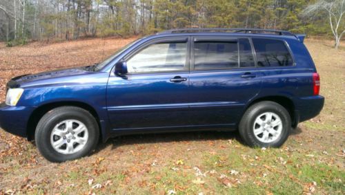 2003 toyota highlander base sport utility 4-door 3.0l