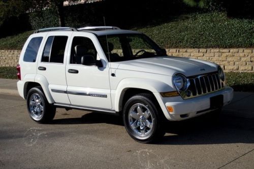 2005 jeep liberty limited! 3.7l v6, leather, sunroof, rust-free, clean carfax!