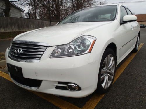 2009 infiniti m35x, salvage, runs and drives, leather, navigation, sedan