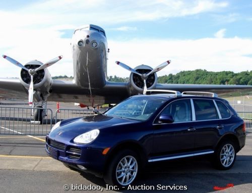 2005 porsche cayenne-s suv a/t tip tronics on screen navigation sunroof v8