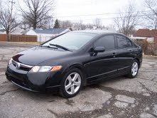2006 honda civic automatic 4 door black 1.8 best offer 4 cylinder 30dy warranty