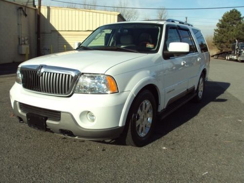 2003 lincoln navigator 4x4 3rd row seats chrome wheels cean carfax fully loaded