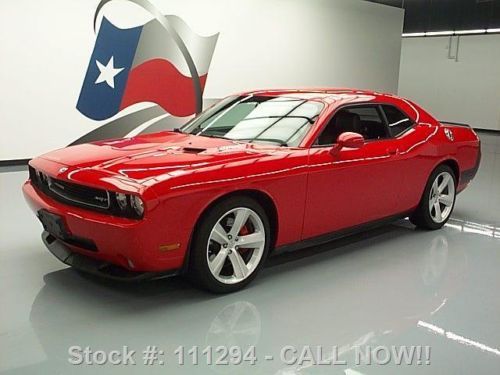 2010 dodge challenger srt8 hemi 6-spd heated seats 27k! texas direct auto