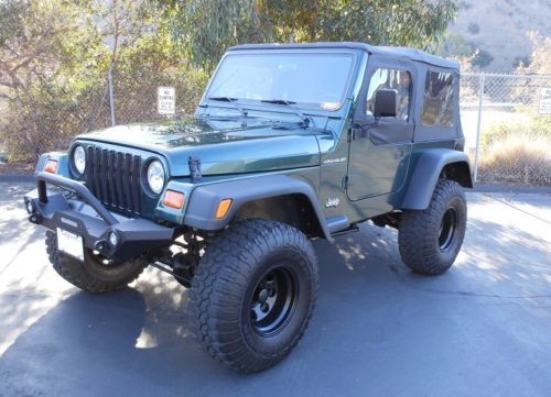 2001 jeep wrangler se sport utility 2-door 2.5l  *lots of upgrades*  no reserve!