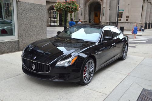 2014 maserati quattroporte gts black/black $164k msrp! loaded!