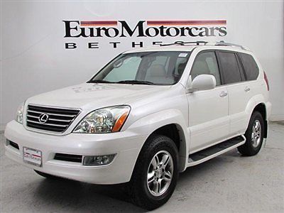 Gx470 gx 470 white leather navigation entertainment dvd lexus dealer financing