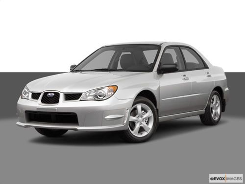 2007 subaru impreza 2.5i sedan 4-door 2.5l