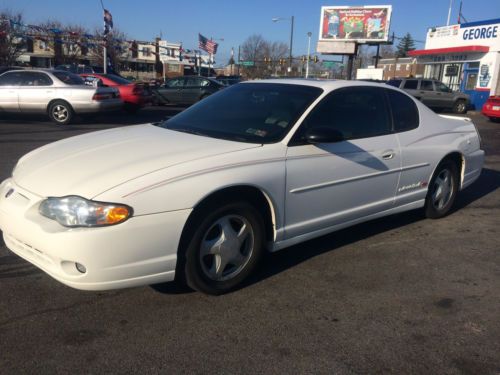 2002 chevrolet monte carlo ss white ready to go