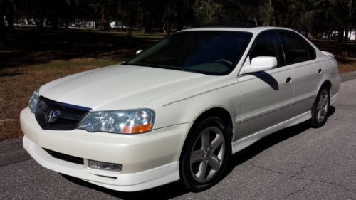 [[[[no reserve]]]] acura tl s-edition clean leather cold a/c 4 door automatic]]]