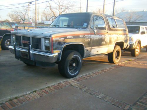 1986 gmc full size blazer 4x4