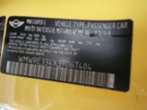2003 MINI COOPER S 1.6L 4CYL.FWD LEATHER MOONROOF HARMAN/KARDON CLEAN CARFAX, image 31