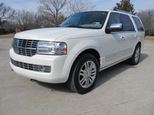 2007 navigator 5.4l triton v8 tx-owned tv/dvd heat/cool seats michelin tires