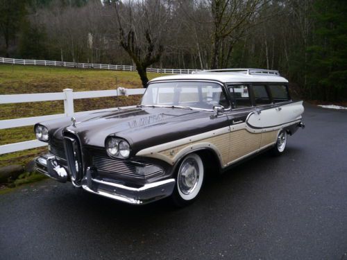 1958 ford mercury edsel bermuda station wagon 32,000 miles