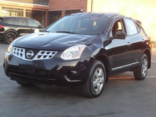 2013 nissan rogue damaged salvage only 11k miles runs! cooling good economical!!