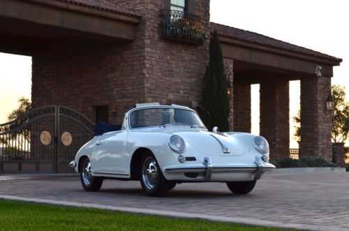 1962 porsche 356b t6 super 90 s cabriolet matching #&#039;s nicely restored ca car