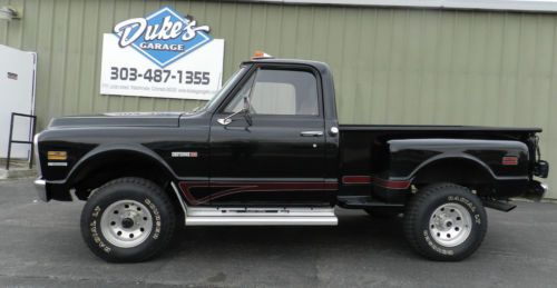 1971 chevrolet cheyenne step side short bed 4x4 truck