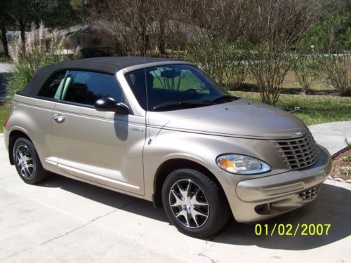 2005 chrysler pt cruiser touring convertible 2-door 2.4l