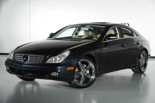 2007 mercedes cls550 certified warranty  amg sport pkg navigation p2 package