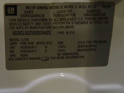 2009 Saturn Vue Hybrid Sport Utility 4-Door 2.4L, image 20