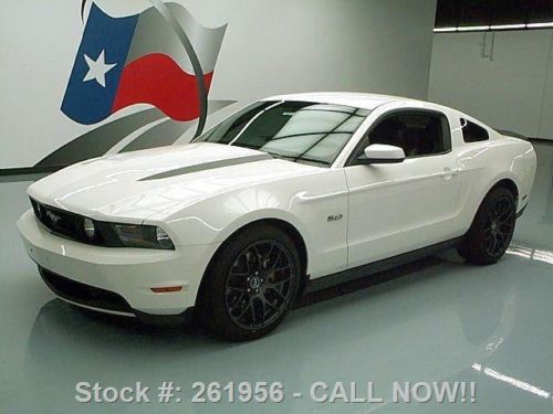 2012 ford mustang gt prem 5.0 6-speed leather 19&#039;s 20k texas direct auto