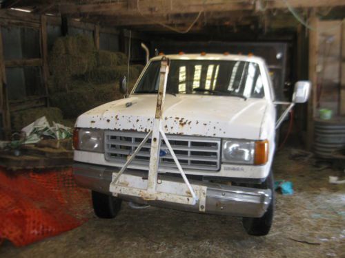 1991 ford f450 flatbed diesel