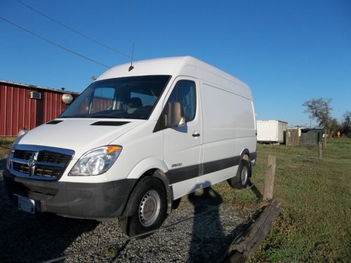 2008 mercedes sprinter 2500 diesel dodge 2 sliding doors carfax windows