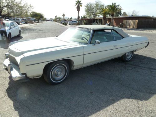 1973 chevrolet caprice classic convertible 2-door arizona great for restoration