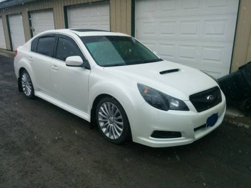 2010 subaru legacy gt - limited - awd 2.5 turbo - satin white pearl/tan leather