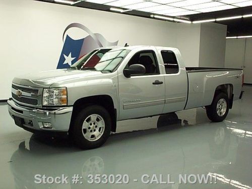 2012 chevy silverado lt ext cab 4x4 5.3 longbed tow 27k texas direct auto