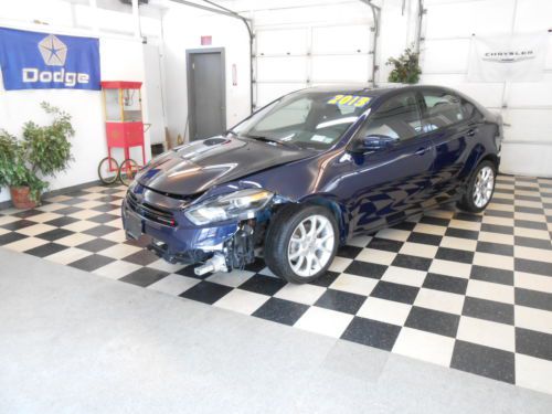 2013 dodge dart  sxt 8k no reserve salvage rebuildable damaged repairable