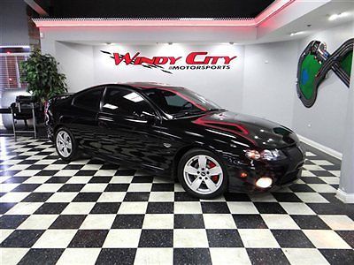 2004 pontiac gto coupe 6-speed ls1 v8 rare black/red only 56k miles super clean!