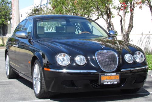 08 jaguar s-type sedan power seats parking sensor leather moon roof alloy wheels