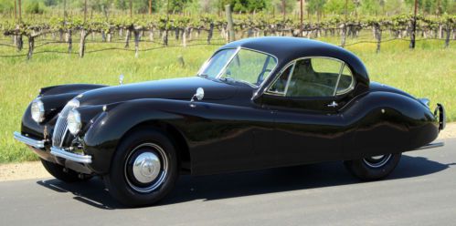 Early xk120 fhc cal black plates garaged 100% solid 90k miles stored since 1970