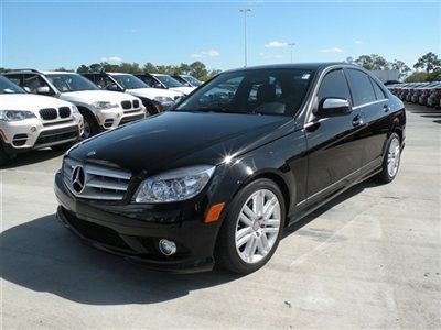 2008 mercedes-benz c300 black/black sport export ok  **florida low $$$