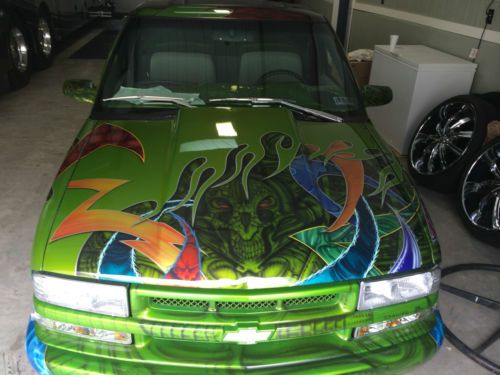 2000 Chevy Custom Slammed Truck, image 3