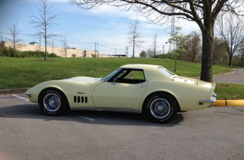 1969 chevrolet corvette survivor 2 top convertible 95% orig 350 auto must see!!