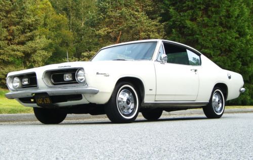 1967 plymouth barracuda fastback  v8 automatic a/c in california time capsule