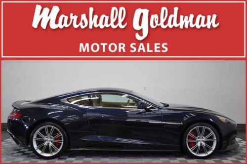 2014 aston martin vanquish midnight blue/sahara tan 2+2 only 535 miles