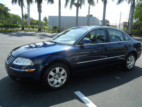 2005 vw passat  auto gls tdi leather loaded sunroof  carfax  fl