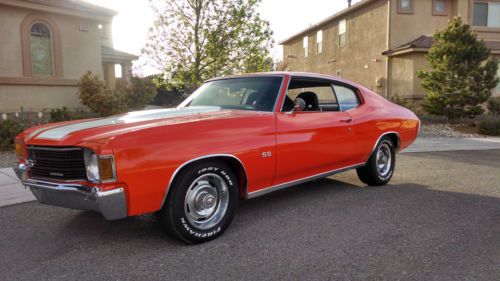 1972 Chevelle SS tribute 72 hugger orange 350 hot rod, image 2