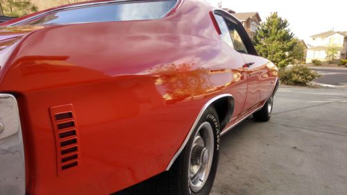 1972 Chevelle SS tribute 72 hugger orange 350 hot rod, image 8