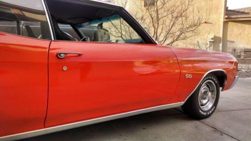 1972 Chevelle SS tribute 72 hugger orange 350 hot rod, image 9