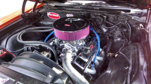 1972 Chevelle SS tribute 72 hugger orange 350 hot rod, image 13