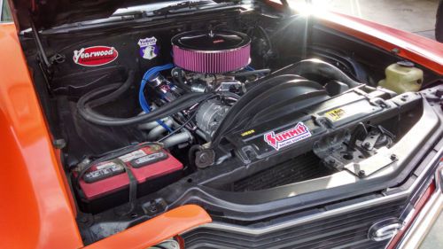 1972 Chevelle SS tribute 72 hugger orange 350 hot rod, image 15