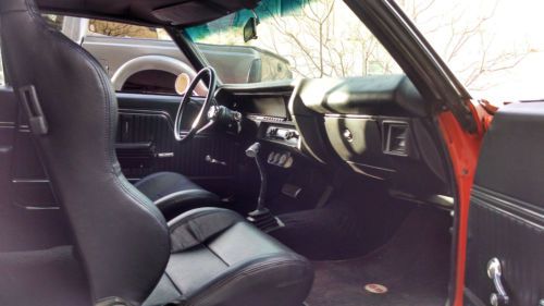 1972 Chevelle SS tribute 72 hugger orange 350 hot rod, image 21