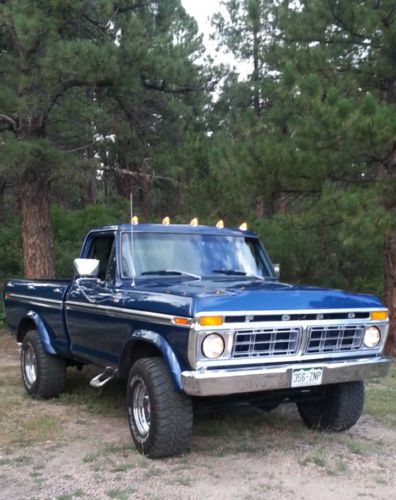 1977 ford f-150 ranger xlt standard cab pickup 2-door 7.5l