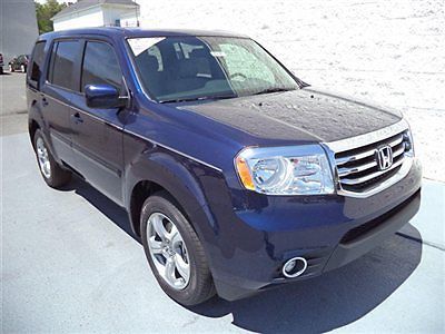 Ex-l honda pilot exl 4wd new 4 dr suv gasoline 3.5l v6 mpi sohc 24v obsidian blu