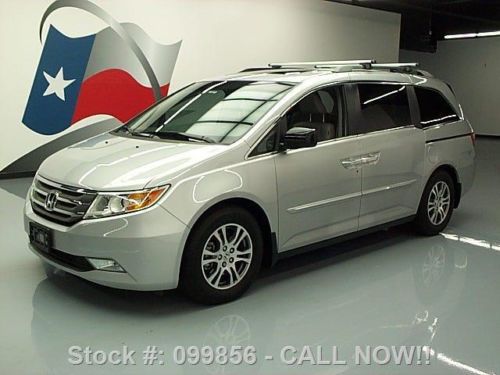 2012 honda odyssey ex-l htd leather sunroof dvd 18k mi texas direct auto