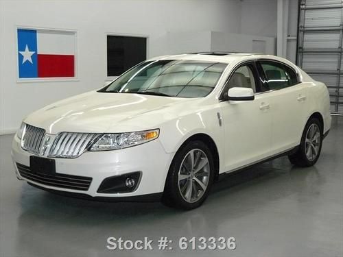 2009 lincoln mks ultimate pano sunroof nav rear cam 25k texas direct auto