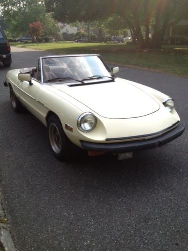 1982 alfa romeo spider spider veloce convertible